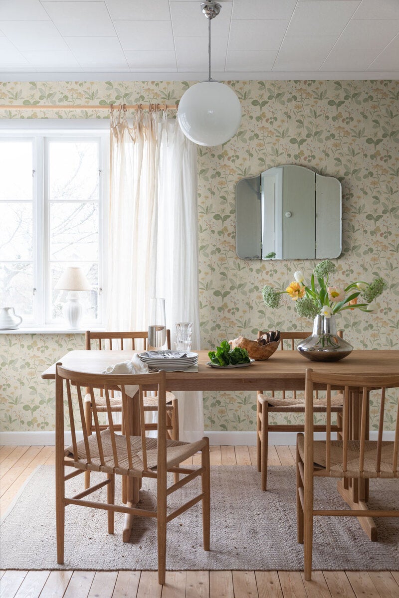 Magdalena, beige tapet