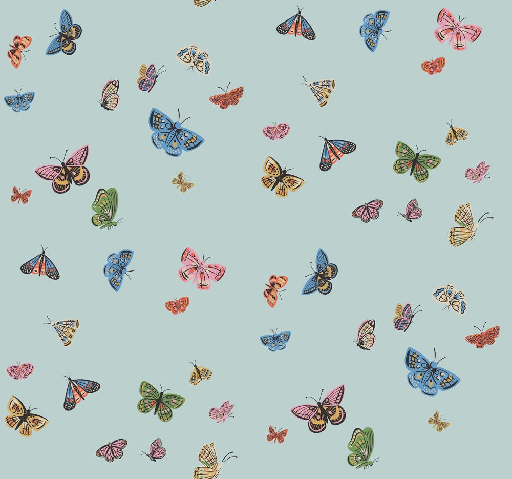 Butterfly House RF7414 Tapet