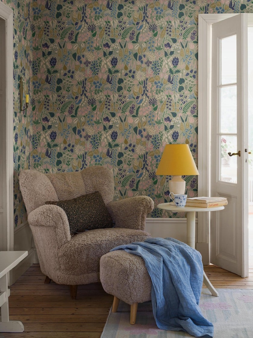 Stig Lindberg Herbarium, blågrå