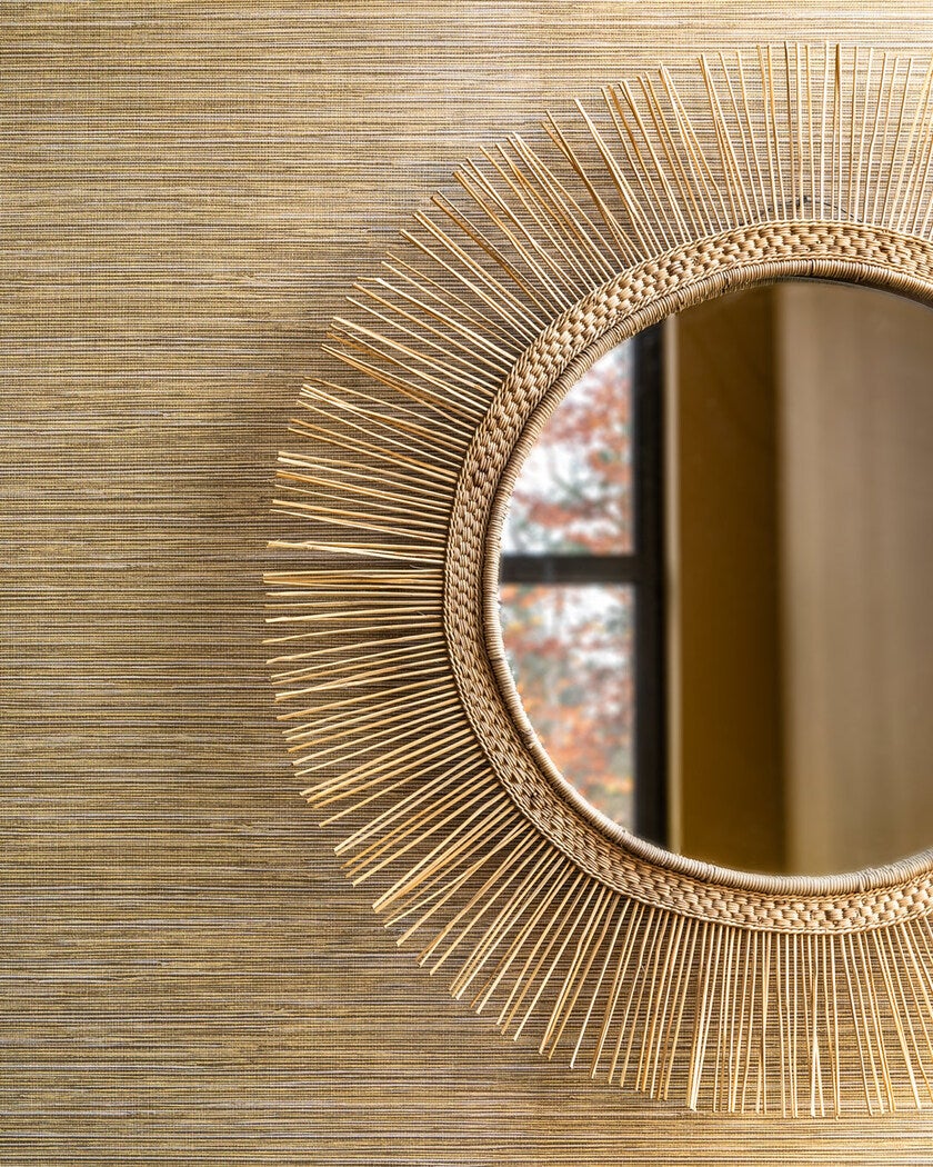 Grass Cloth, gulbeige tapet