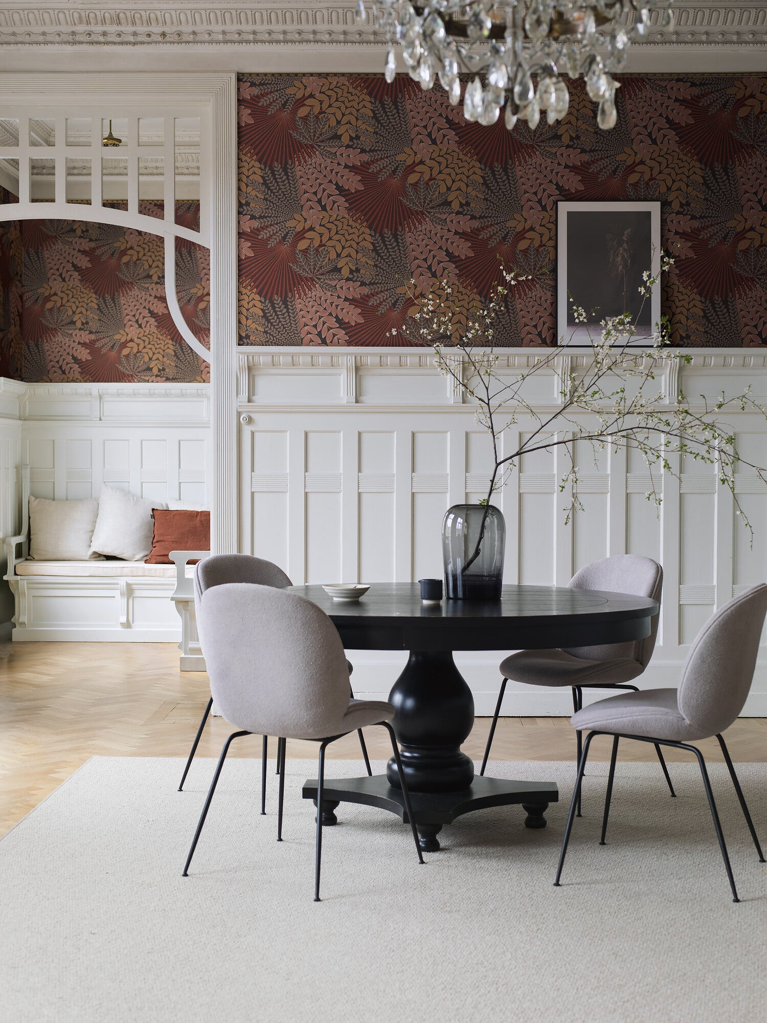 Velvet Leaves, bladverk i ockra