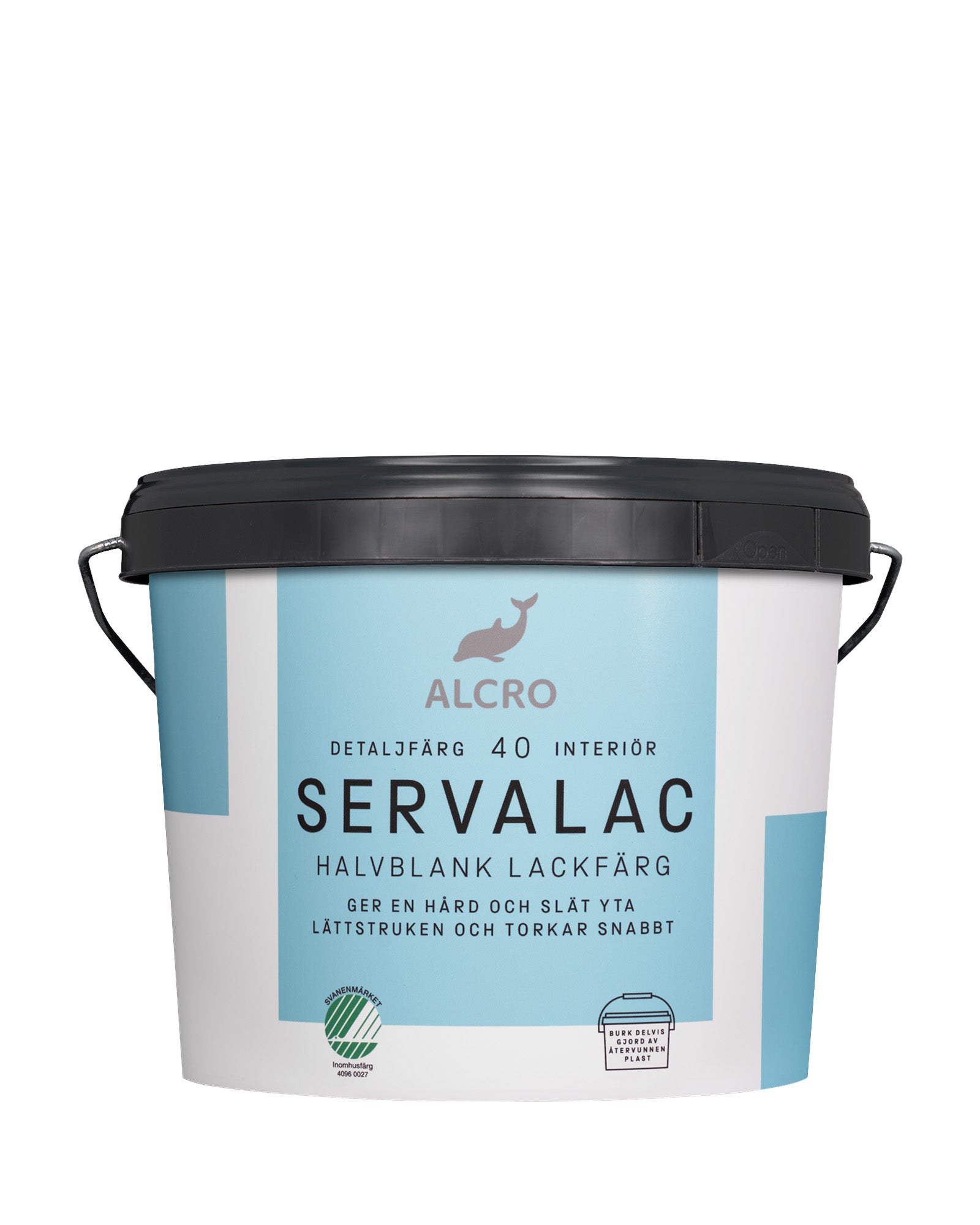 Servalac lackfärg halvblank