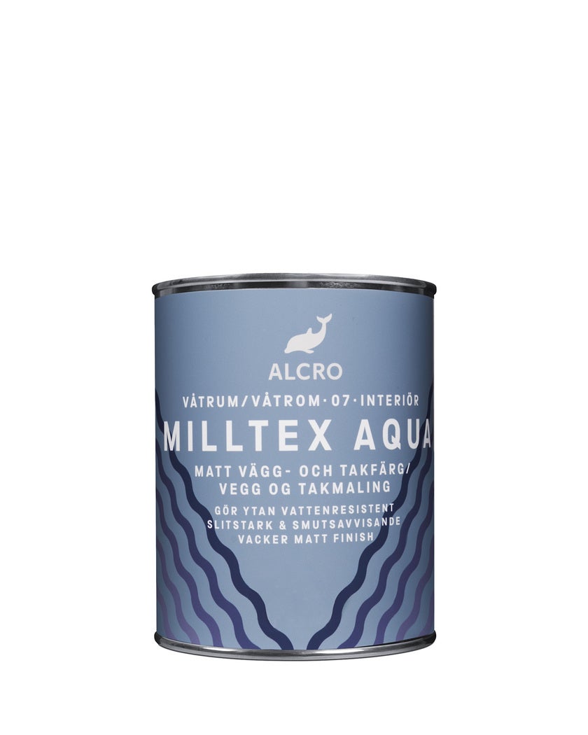 Milltex Aqua Matt Täckfärg