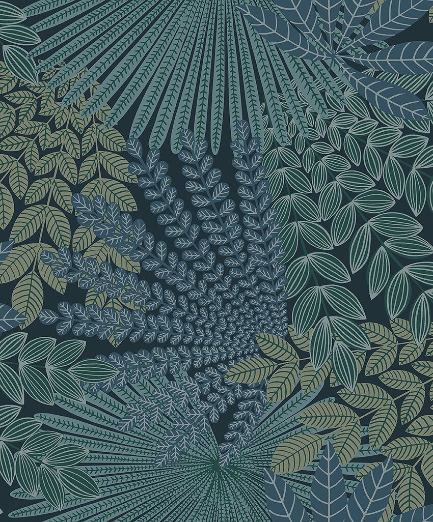 Velvet Leaves, bladverk i blått