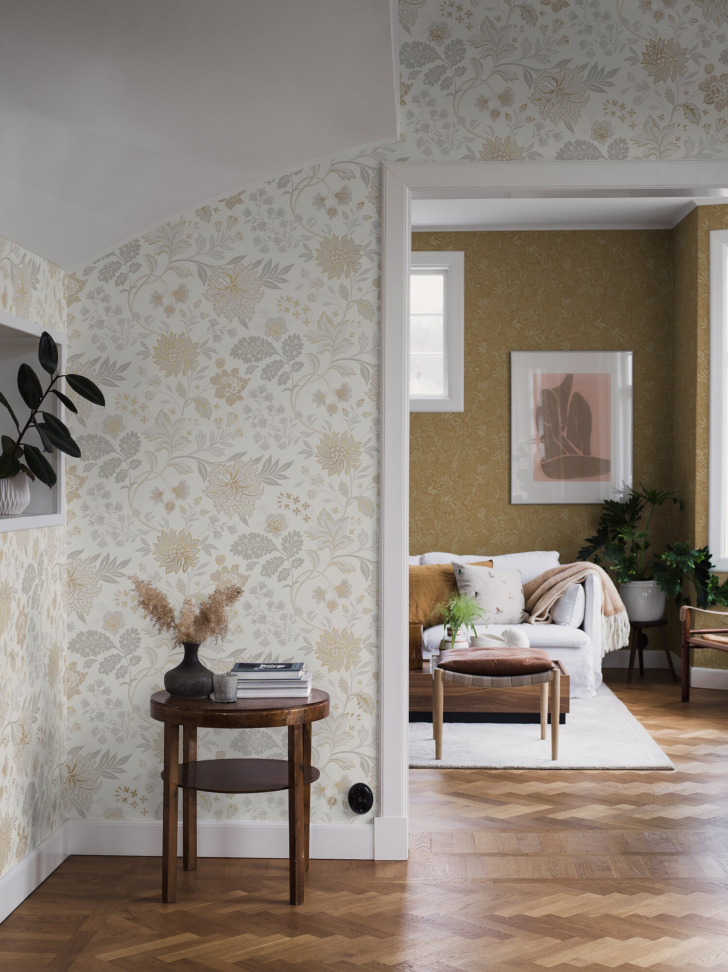 Alicia, ljusgrå/beige