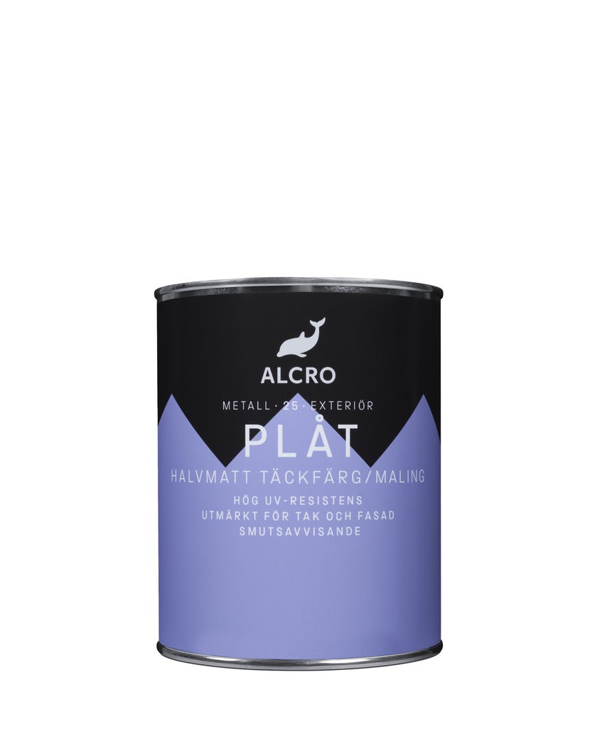Plåt Halvmatt Täckfärg