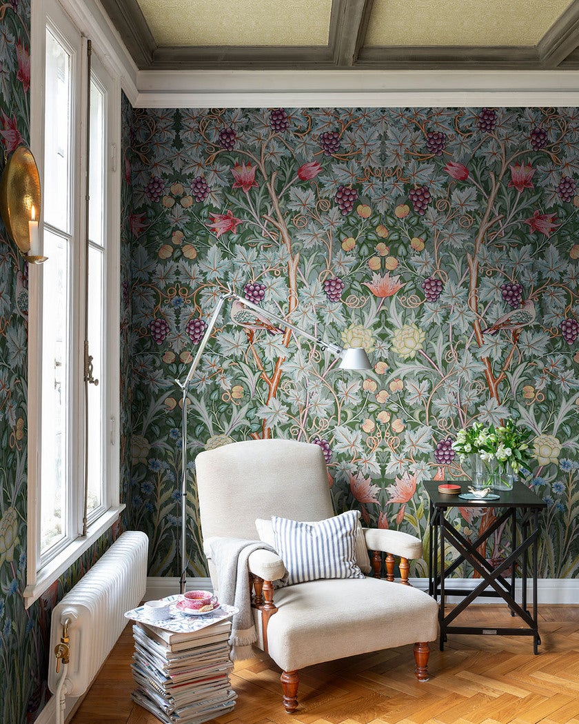 Vine Embroidery HT84001 tapet