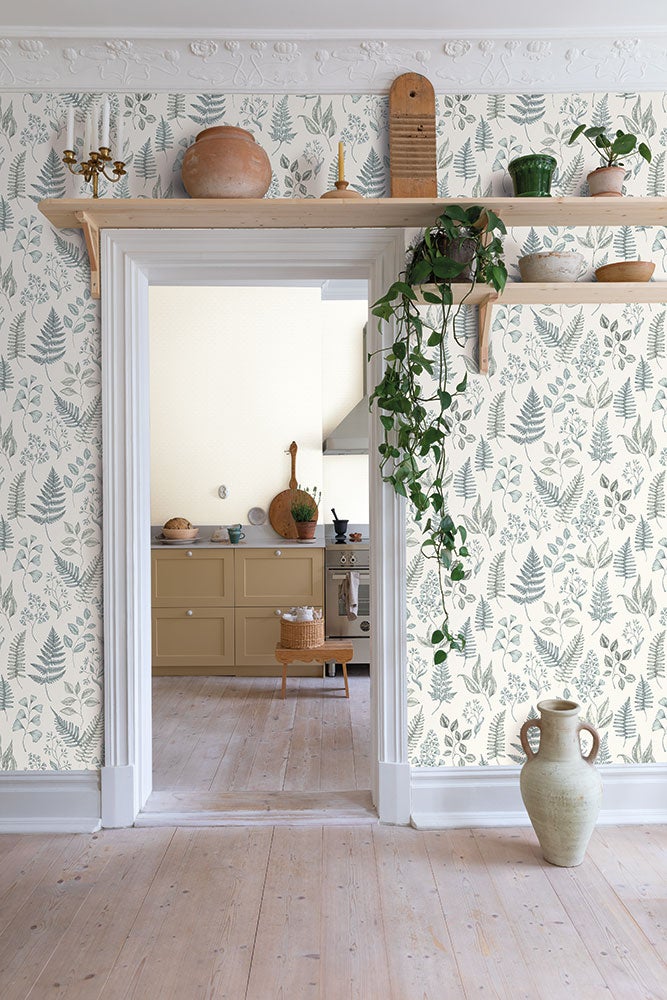 Athena, tapet i ljusbeige