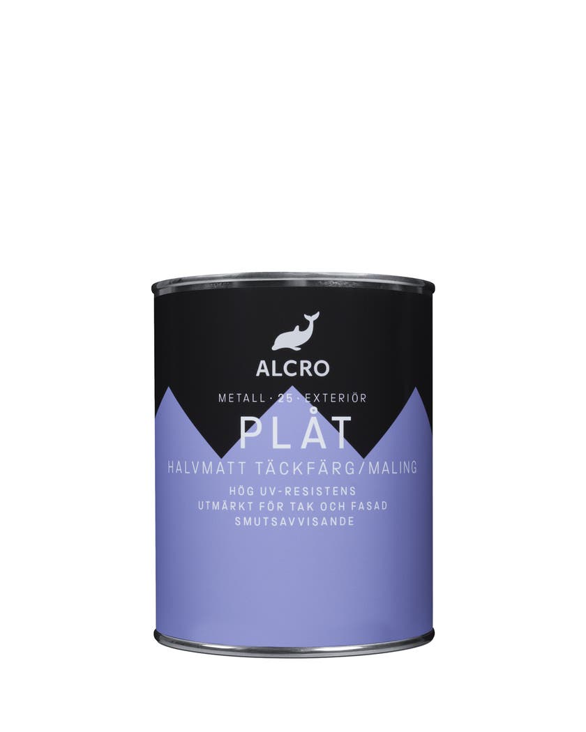 Plåt Halvmatt Täckfärg